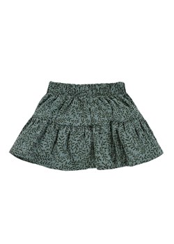 Bawełniana spódnica - zielona w listki ze sklepu 5.10.15 w kategorii Spódnice dziewczęce - zdjęcie 169706096