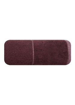 Bordowy ręcznik 50x90 cm z ozdobnym pasem ze sklepu 5.10.15 w kategorii Ręczniki - zdjęcie 169706139