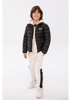 Wiosenna kurtka przejściowa chłopięca ze stójką - czarna ze sklepu 5.10.15 w kategorii Kurtki chłopięce - zdjęcie 169706249