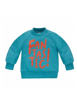 Bluza chłopięca nierozpinana z napisem Fantastic zielona ze sklepu 5.10.15 w kategorii Bluzy i swetry - zdjęcie 169706309