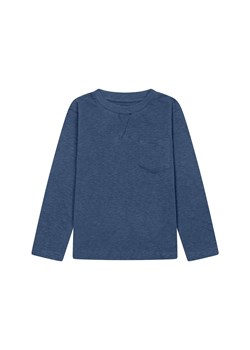 Niebieska bluzka niemowlęca bawełniana z długim rękawem ze sklepu 5.10.15 w kategorii Kaftaniki i bluzki - zdjęcie 169706479