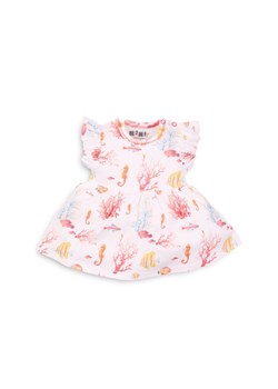 Bawełniana sukienka niemowlęca na lato z motywem rafy ze sklepu 5.10.15 w kategorii Sukienki niemowlęce - zdjęcie 169706619