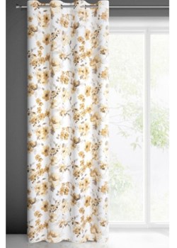 Zasłona zaciemniająca caren 140x250cm - biała w kwiaty ze sklepu 5.10.15 w kategorii Zasłony - zdjęcie 169706805