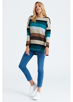 Sweter damski z kolorowe pasy ze sklepu 5.10.15 w kategorii Swetry damskie - zdjęcie 169707078