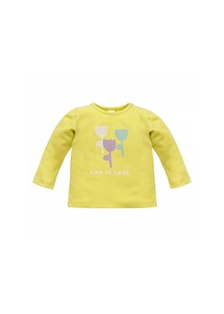Bluzka niemowlęca z długim rękawem z Kwiatkami żółta ze sklepu 5.10.15 w kategorii Kaftaniki i bluzki - zdjęcie 169707129