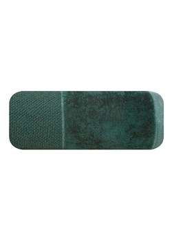 Ciemno zielony ręcznik 50x90 cm z ozdobnym pasem ze sklepu 5.10.15 w kategorii Ręczniki - zdjęcie 169707187