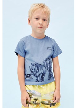 T-shirt dla chłopca Mayoral - niebieski ze sklepu 5.10.15 w kategorii T-shirty chłopięce - zdjęcie 169707606