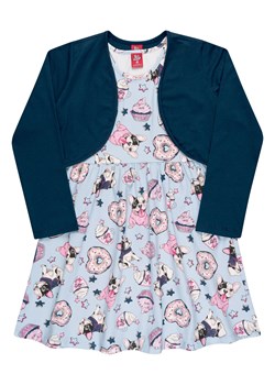 Sukienka dla dziewczynki z bolerkiem ze sklepu 5.10.15 w kategorii Komplety dziewczęce - zdjęcie 169707626