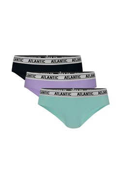 Figi damskie pół hipster Atlantic - czarne, fioletowe, zielone 3pak ze sklepu 5.10.15 w kategorii Majtki damskie - zdjęcie 169707738