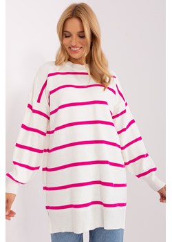 Sweter damski fuksjowy ze sklepu 5.10.15 w kategorii Swetry damskie - zdjęcie 169708539