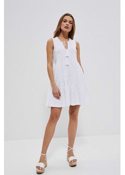 Sukienka damska z frędzlami biała ze sklepu 5.10.15 w kategorii Sukienki - zdjęcie 169708678