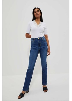 Spodnie damskie jeansowe typu flare ze sklepu 5.10.15 w kategorii Jeansy damskie - zdjęcie 169708715