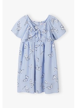 Letnia sukienka dla dziewczynki w motyle ze sklepu 5.10.15 w kategorii Sukienki dziewczęce - zdjęcie 169708868