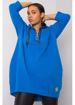 Ciemnoniebieska bluza damska plus size Adreana RELEVANCE ze sklepu 5.10.15 w kategorii Bluzy damskie - zdjęcie 169708945