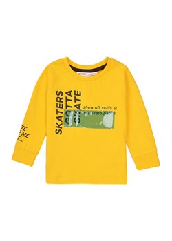 Żółta bluzka niemowlęca z długim rękawem i nadrukiem ze sklepu 5.10.15 w kategorii Kaftaniki i bluzki - zdjęcie 169708989