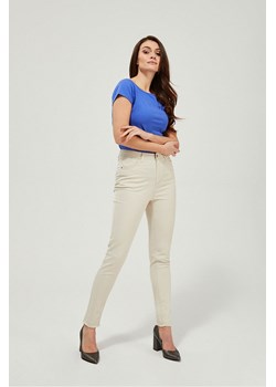 Spodnie damskie rurki beżowe ze sklepu 5.10.15 w kategorii Spodnie damskie - zdjęcie 169709046