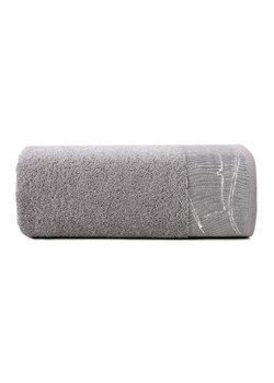 Szary ręcznik 50x90 cm z ozdobnym wzorem ze sklepu 5.10.15 w kategorii Ręczniki - zdjęcie 169709428