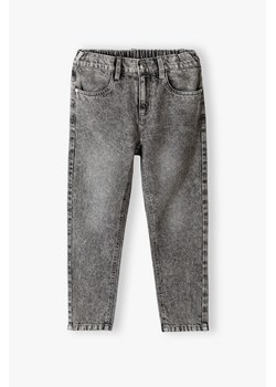 Szare spodnie jeansowe dla chłopca ze sklepu 5.10.15 w kategorii Spodnie chłopięce - zdjęcie 169709438