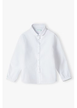 Biała elegancka koszula dla dziewczynki - długi rękaw ze sklepu 5.10.15 w kategorii Koszule dziewczęce - zdjęcie 169709538