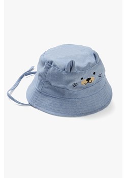 Jeansowy kapelusz niemowlęcy Kotek ze sklepu 5.10.15 w kategorii Czapki dziecięce - zdjęcie 169709565