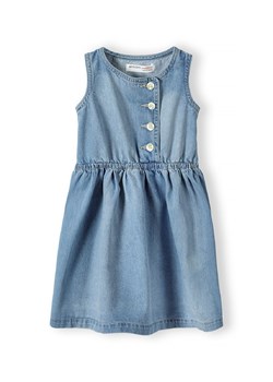 Niemowlęca jeansowa sukienka na ramiączka z guzikami ze sklepu 5.10.15 w kategorii Sukienki niemowlęce - zdjęcie 169709758