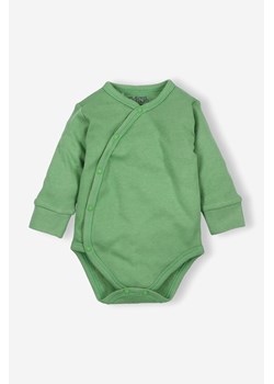 Body niemowlęce z bawełny organicznej - zielone ze sklepu 5.10.15 w kategorii Body niemowlęce - zdjęcie 169710617