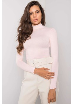 Bluzka damska z golfem - różowa ze sklepu 5.10.15 w kategorii Bluzki damskie - zdjęcie 169710738