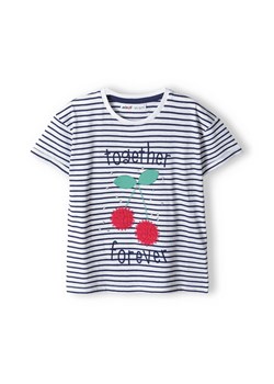 T-shirt niemowlęcy bawełniany w paski ze sklepu 5.10.15 w kategorii Koszulki niemowlęce - zdjęcie 169710896