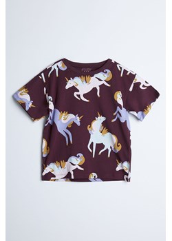 Bawełniany t-shirt dziewczęcy w jednorożce - Limited Edition ze sklepu 5.10.15 w kategorii Bluzki dziewczęce - zdjęcie 169710958