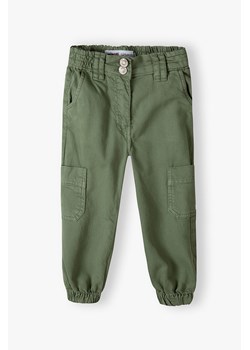 Spodnie typu bojówki dla dziewczynki khaki ze sklepu 5.10.15 w kategorii Spodnie dziewczęce - zdjęcie 169710986