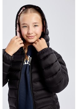 Czarna pikowana, lekka kurtka przejściowa dla dziewczynki - Limited Edition ze sklepu 5.10.15 w kategorii Kurtki dziewczęce - zdjęcie 169710995
