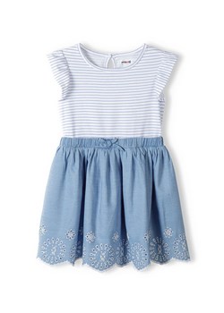 Sukienka dla niemowlaka z krótkim rękawem w paski ze sklepu 5.10.15 w kategorii Sukienki niemowlęce - zdjęcie 169711295