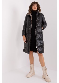 Czarna długa kurtka zimowa bez kaptura ze sklepu 5.10.15 w kategorii Kurtki damskie - zdjęcie 169711679