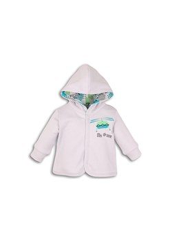 Bawełniana bluza niemowlęca dwustronna z kapturem - szara ze sklepu 5.10.15 w kategorii Bluzy i swetry - zdjęcie 169711737