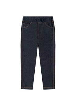 Granatowe spodnie typu jegginsy dla niemowlaka ze sklepu 5.10.15 w kategorii Spodnie i półśpiochy - zdjęcie 169711835