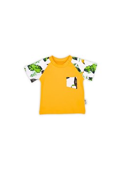 Bawełniany t-shirt niemowlęcy w tropikalny wzór TUKAN ze sklepu 5.10.15 w kategorii Koszulki niemowlęce - zdjęcie 169711836