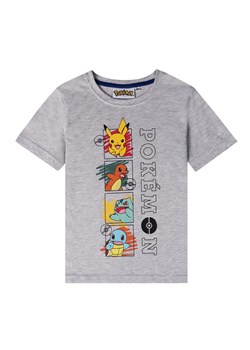 Koszuka dla chłopca z krótkim rękawem POKÉMON szara ze sklepu 5.10.15 w kategorii T-shirty chłopięce - zdjęcie 169712057