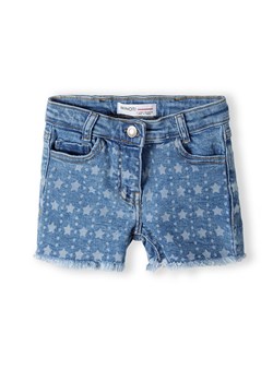 Jeansowe krótkie spodenki w gwiazdki dziewczęce ze sklepu 5.10.15 w kategorii Spodenki dziewczęce - zdjęcie 169712179