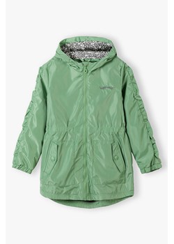 Zielona kurtka typu parka dla dziewczynki ze sklepu 5.10.15 w kategorii Kurtki dziewczęce - zdjęcie 169712269