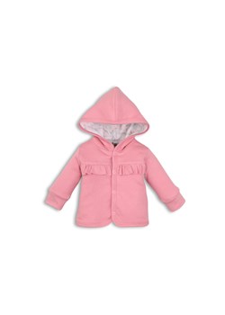 Bawełniana bluza niemowlęca z kapturem - różowa ze sklepu 5.10.15 w kategorii Bluzy i swetry - zdjęcie 169712478