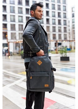 Lekki plecak turystyczny unisex z poliestru — Rovicky czarny ze sklepu 5.10.15 w kategorii Plecaki - zdjęcie 169713016
