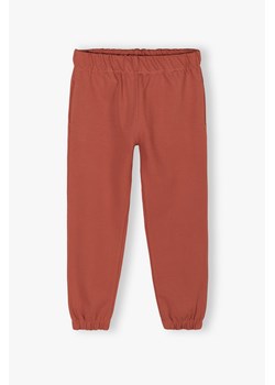 Spodnie dresowe dla dziewczynki - dzianinowe ze sklepu 5.10.15 w kategorii Spodnie dziewczęce - zdjęcie 169713167