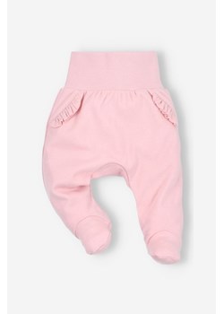 Półśpiochy niemowlęce z bawełny organicznej dla dziewczynki ze sklepu 5.10.15 w kategorii Spodnie i półśpiochy - zdjęcie 169713198