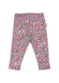 Dziewczęce legginsy dresowe w kwiatki ze sklepu 5.10.15 w kategorii Spodnie dziewczęce - zdjęcie 169713508