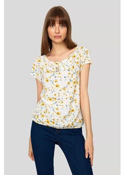 Bluzka damska z kwiecistym nadrukiem ze sklepu 5.10.15 w kategorii Bluzki damskie - zdjęcie 169713535