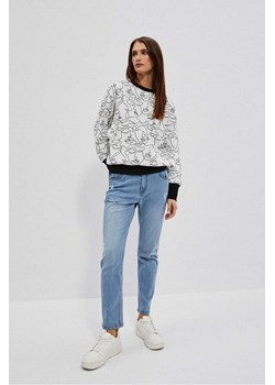 Bluza damska nierozpinana z abstrakcyjnym nadrukiem ze sklepu 5.10.15 w kategorii Bluzy damskie - zdjęcie 169713646