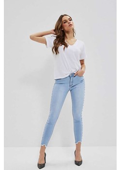 Spodnie jeansowe damskie niebieskie ze sklepu 5.10.15 w kategorii Jeansy damskie - zdjęcie 169713675