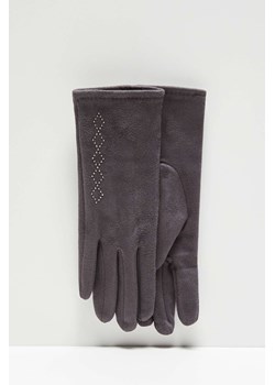 Moodo rękawiczki damskie z ozdobną aplikacją ze sklepu 5.10.15 w kategorii Rękawiczki damskie - zdjęcie 169713748