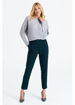 Klasycznie spodnie damskie w drobną kratkę ze sklepu 5.10.15 w kategorii Spodnie damskie - zdjęcie 169713887