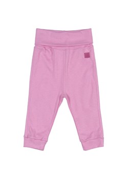 Bawełniane spodnie dla niemowlaka - różowe ze sklepu 5.10.15 w kategorii Spodnie i półśpiochy - zdjęcie 169714097